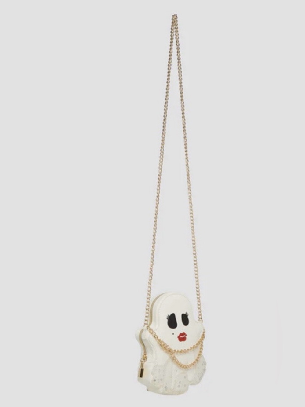 Betsey Johnson Kitsch Ghost girl Crossbody Halloween Bag NWT - Picture 8 of 9